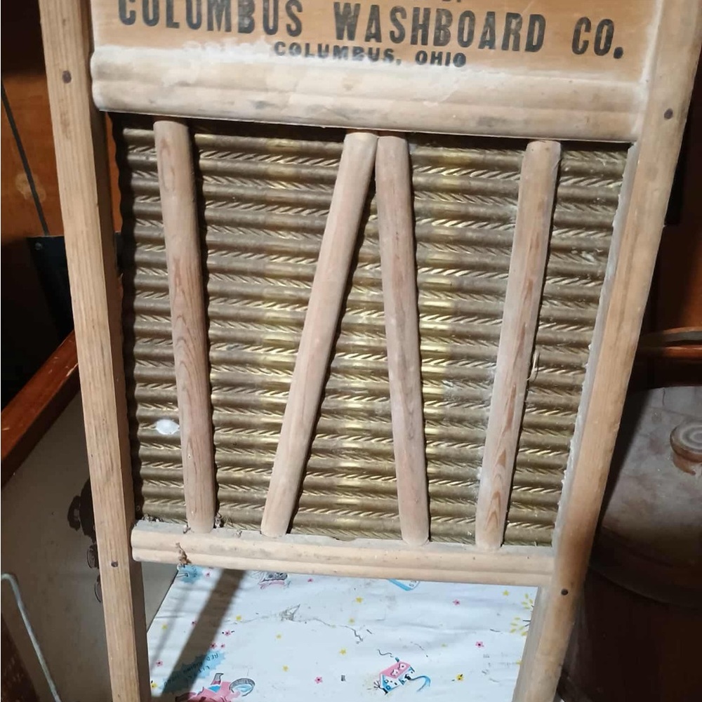 Gold and Tan Washboard